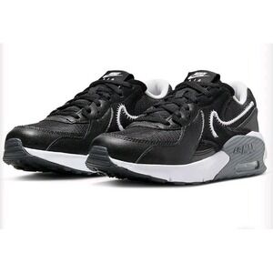 Nike Kids' Grade School Air Max Excee II Shoes Black White Youth 4.5Y Unisex EUC